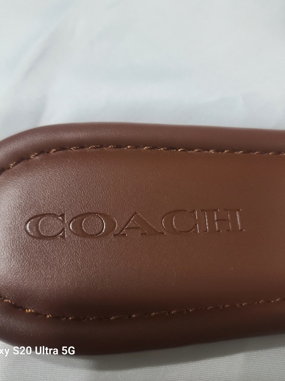 NWOT Coach Brown Monogram Slide Sandals with Gold Logo Women 9M - Picture 4 of 6